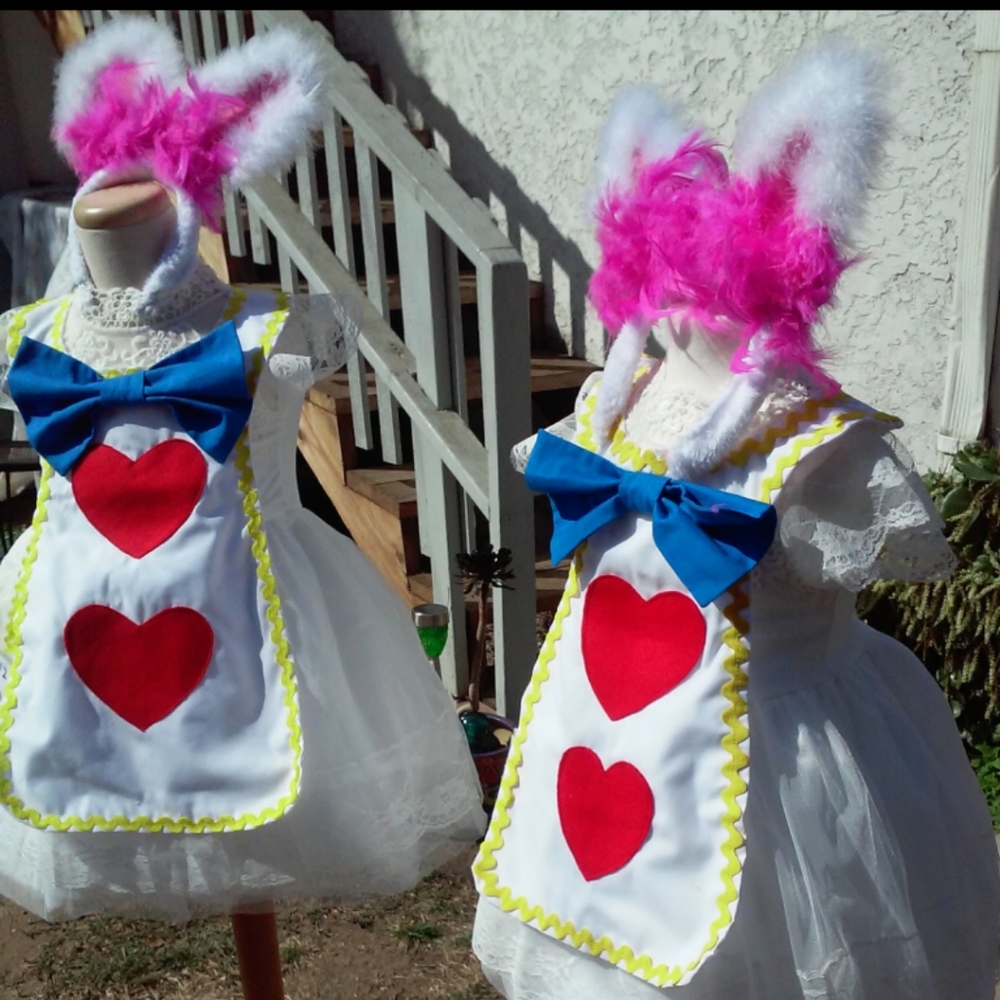 Alice in wonderland rabbit costume
